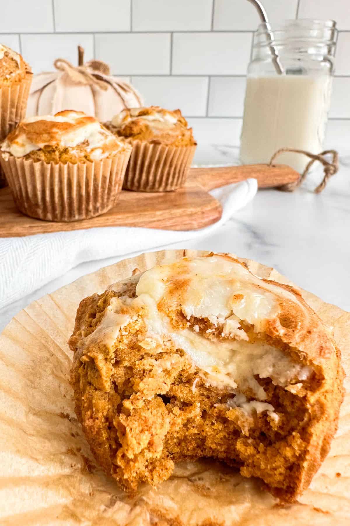 14. Maple Pumpkin Cream Cheese Muffins