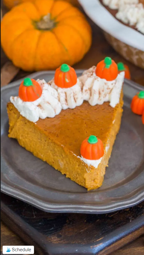 Crustless Pumpkin Pie