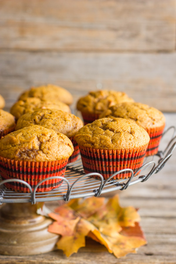 Autumn Spiced Pumpkin Muffins