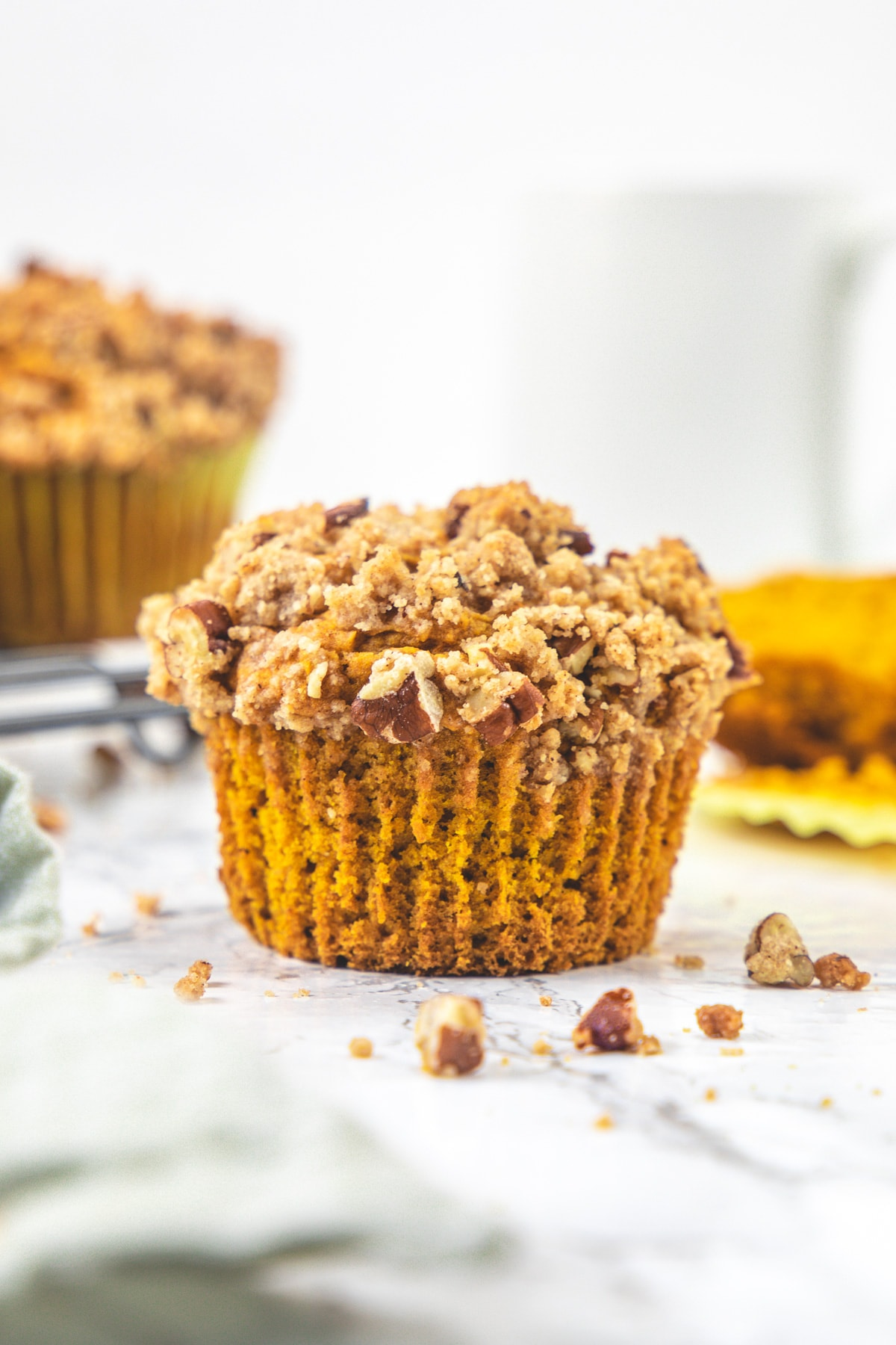 Eggless Pumpkin Muffins