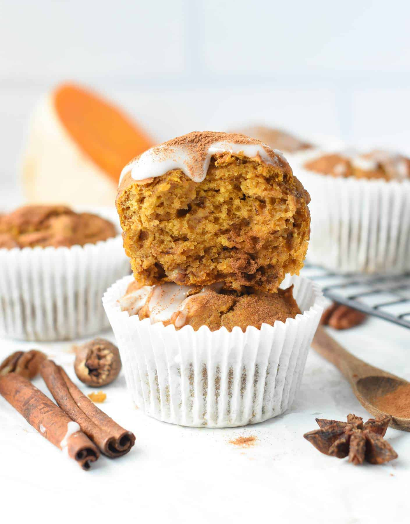 Pumpkin Banana Muffins